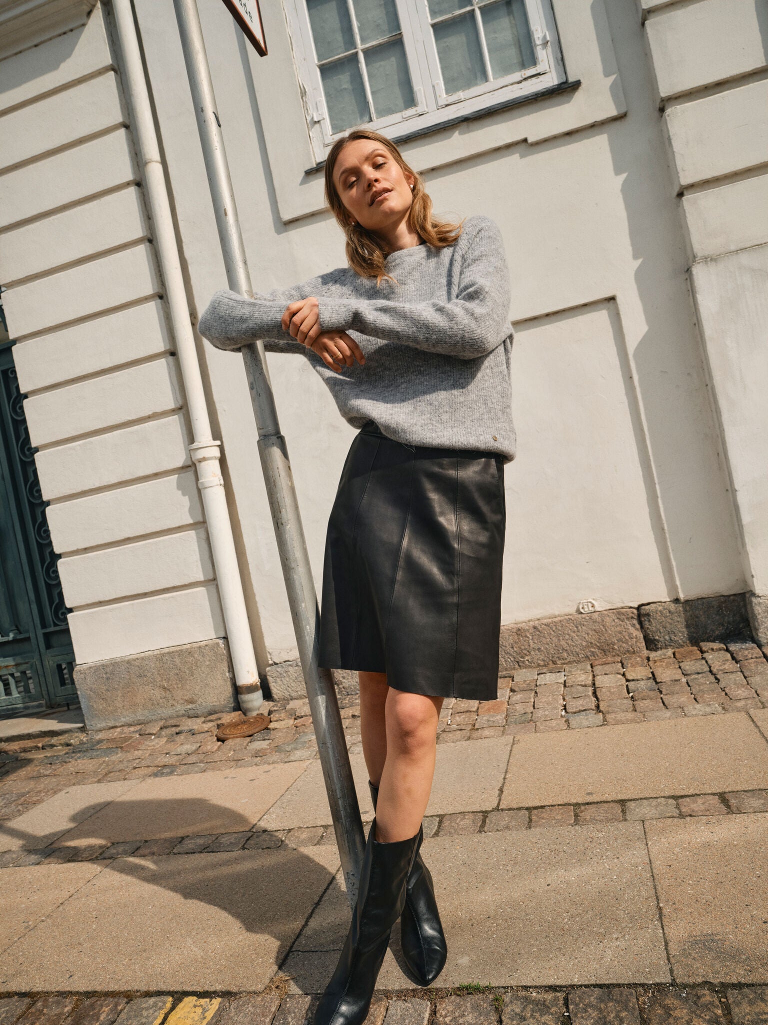 Modelshot / Grey Melange / Detail